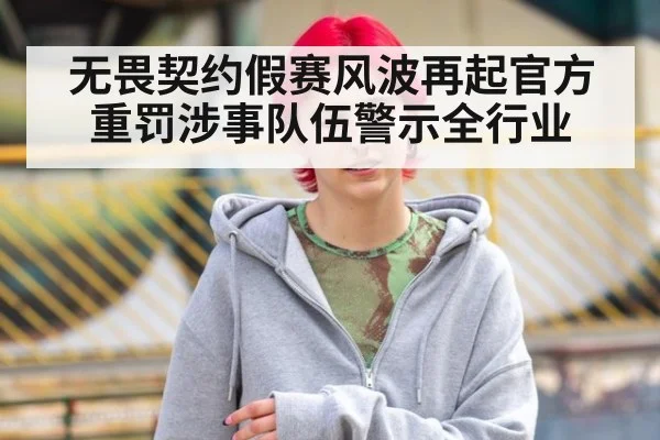 无畏契约假赛风波再起官方重罚涉事队伍警示全行业